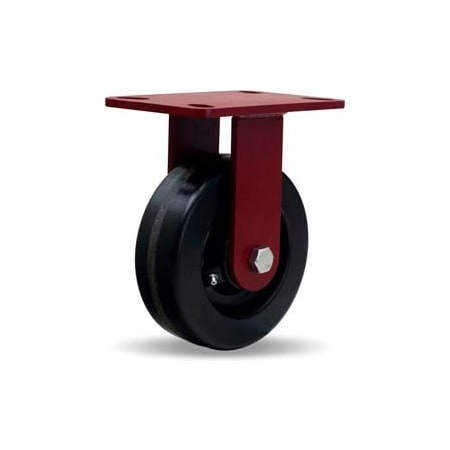 Hamilton Casters Hamilton Heavy Service Rigid 6 x 2 Plastex Roller 1200 Lb. Caster R-HS-6P